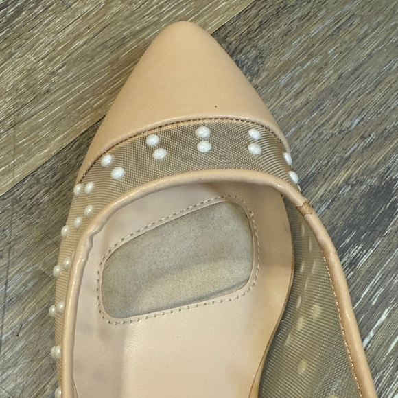 Jones New York Beige Polka Dot Flats - Picture 6 of 7
